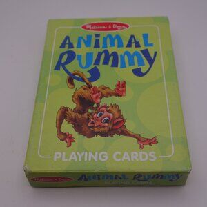 Melissa & Doug Animal Rummy Playing Cards 14370 Still in Plastic